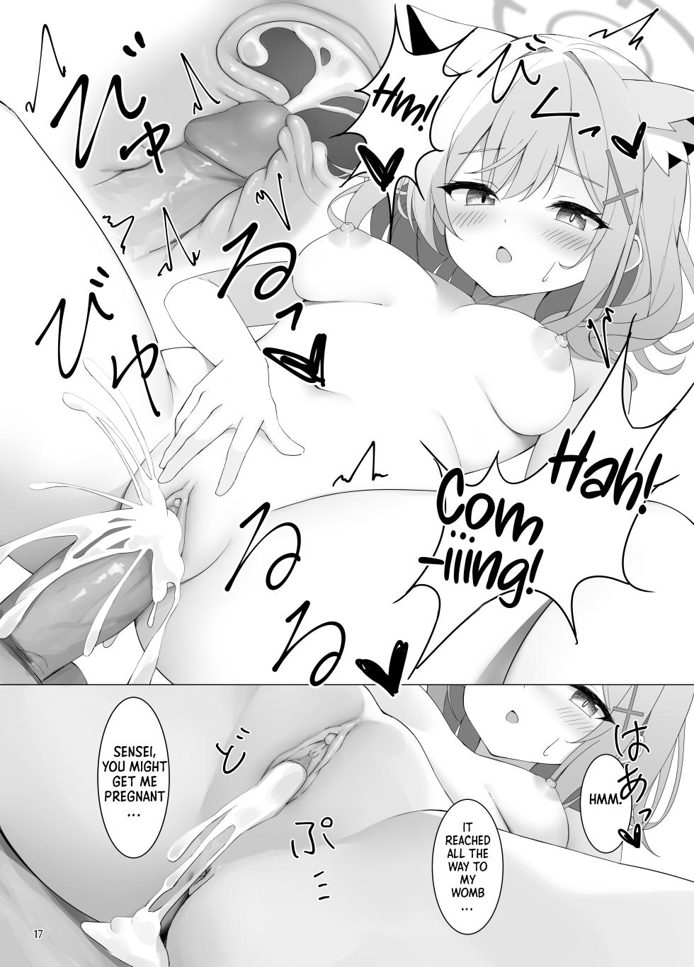 (C104) [Hagakure (Tateishi Kureha)] N, Watashi to mo Ecchi na Koto o Yarubeki | I Want You to Do Lewd Things to Me (Blue Archive) [English] [Shiro Translation] [Decensored] - Page 17