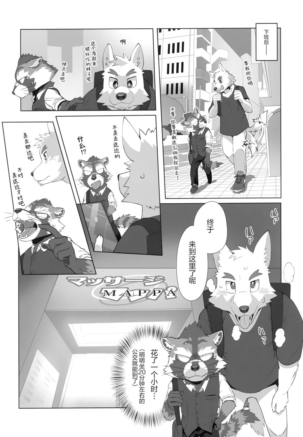 (Kemoket 15) [Skooma no Shussho (Nikunabe)] 免费双人按摩券 [Chinese] [酥米汉化] - Page 9