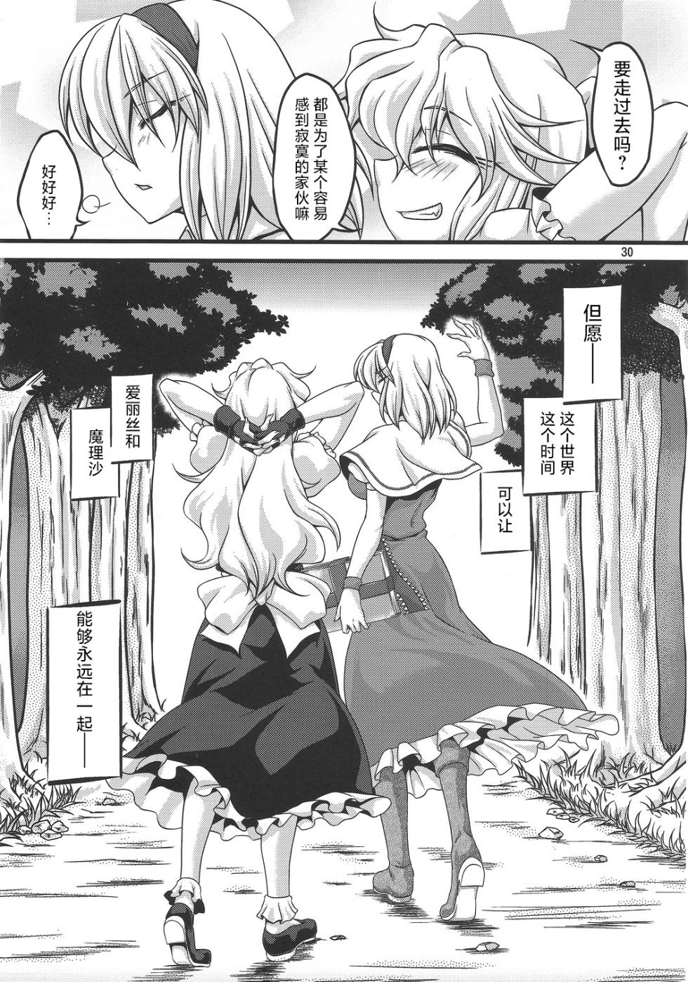 (C79) [Kougeki (Ootsuki Wataru)] Ni Tasu Nana wa BaCouple (Touhou Project)(Chinese) - Page 29