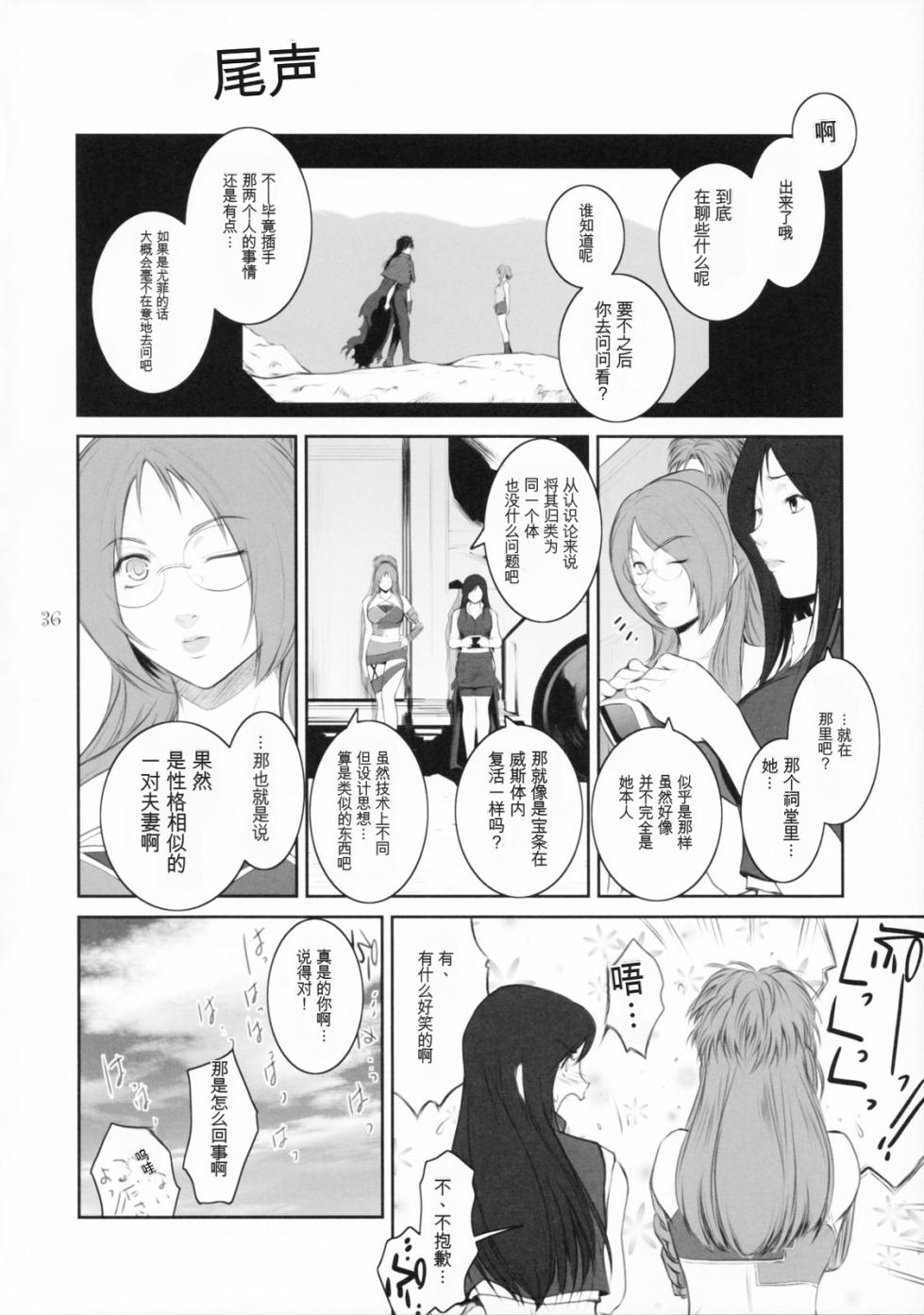 (C83) [Kokonokiya (Kokonoki Nao)] Lucrecia VII (Final Fantasy VII: Dirge of Cerberus) [Chinese] - Page 35