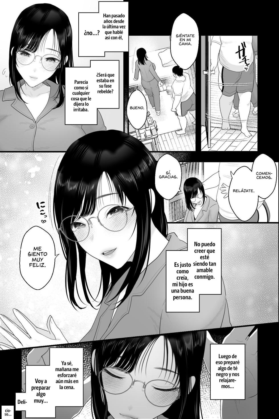 [Ginshio Honpo (Ginen)] Nagachichi Haha no Naedoko | Madre Tetona y Maternal: Una Madre Cariñosa y Diligente es Alterada Cognitivamente para dar Servicio Sexual [Spanish] - Page 8