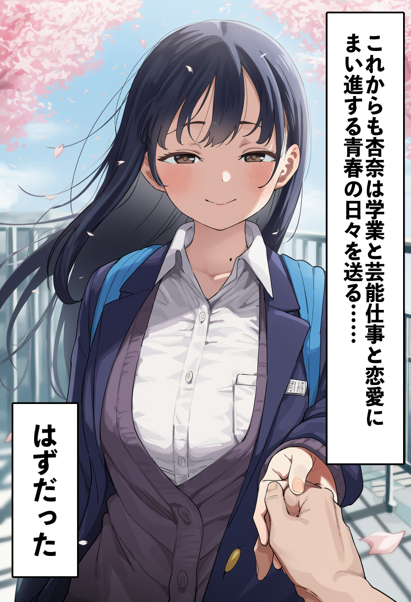 [Beautiful Girl Gets Pregnant by a Creepy Man] A story about a beautiful, well-endowed model, Anna Yamazaki, who falls into passionate, wet kissing and raw sex with a perverted old man, and vows to become a couple with an age difference of over 60 years. [AI Generated] - Page 5