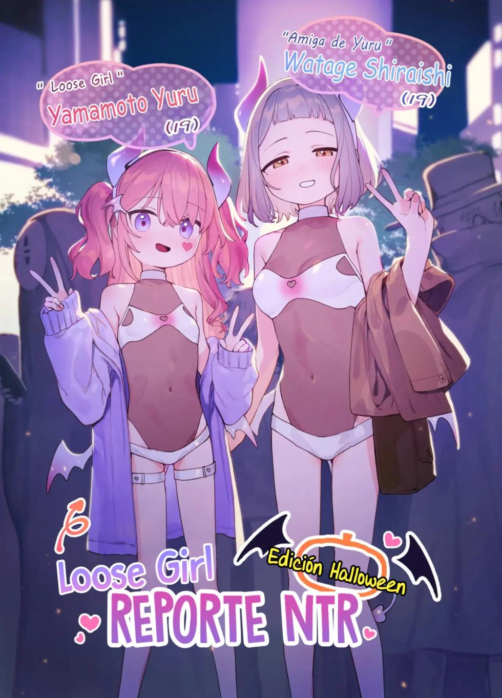 [Signal׃Violet (Murasaki Shingou)] Yuruiko NTR Houkoku Halloween Hen｜Loose Girl ♥Reporte NTR♥ ~Edición Halloween~ [Spanish] [Ntr'DreamScan] - Page 1