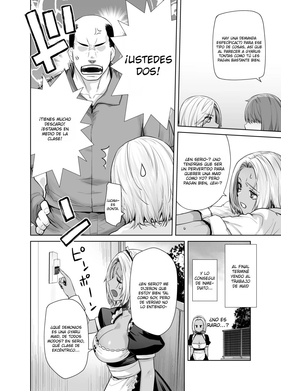 [Kouchaya (Ootsuka Kotora)] Tannin no Meido ni Nacchatta KURO GAL｜La GYARU MORENA que se Convirtió en la Maid del Profesor {Spanish} {EbisuTraslade - Winder} {Digital} - Page 6