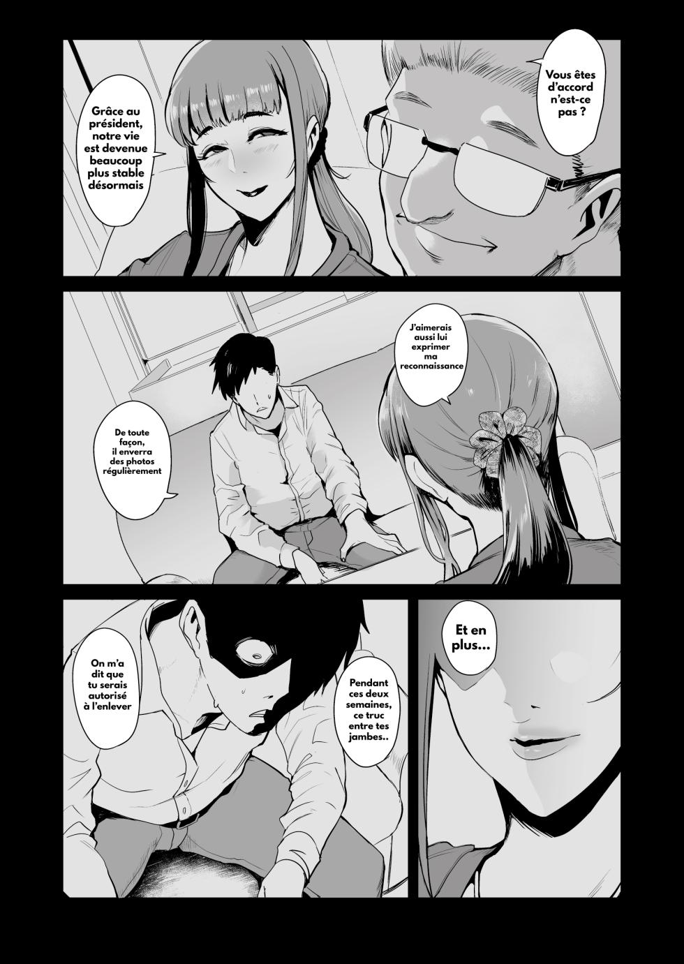 [Sound MILK (Otochichi)] Fella Mask Fujin Kanketsu Hen ~Otto no Mae de Midareru Mask Dorei Zuma-tachi~ [French] - Page 4