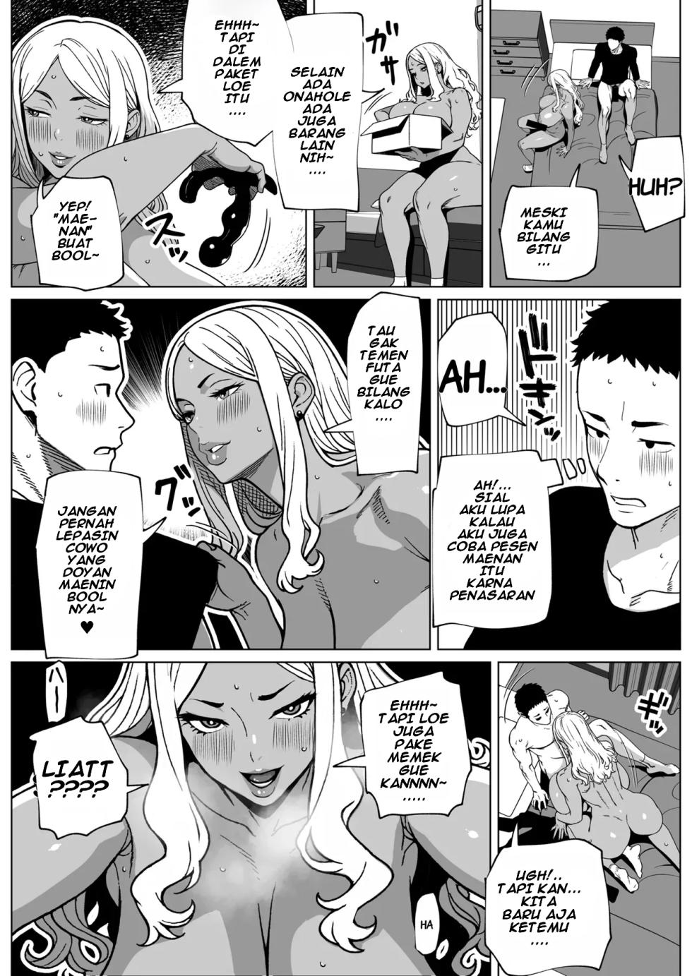 [bekobeko] Otonari-san wa Futanari Kuro Gal - Tetangga ku Ternyata Futanari Seksi Berkulit Hitam! [Indonesia] - Page 21