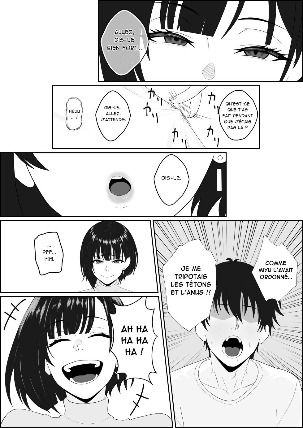 Ma petite amie est revenue en Reine dominatrice : l'histoire de mon dressage où elle me vide et me fait jouir comme une fille.  [French] [Ayulica] - Page 14