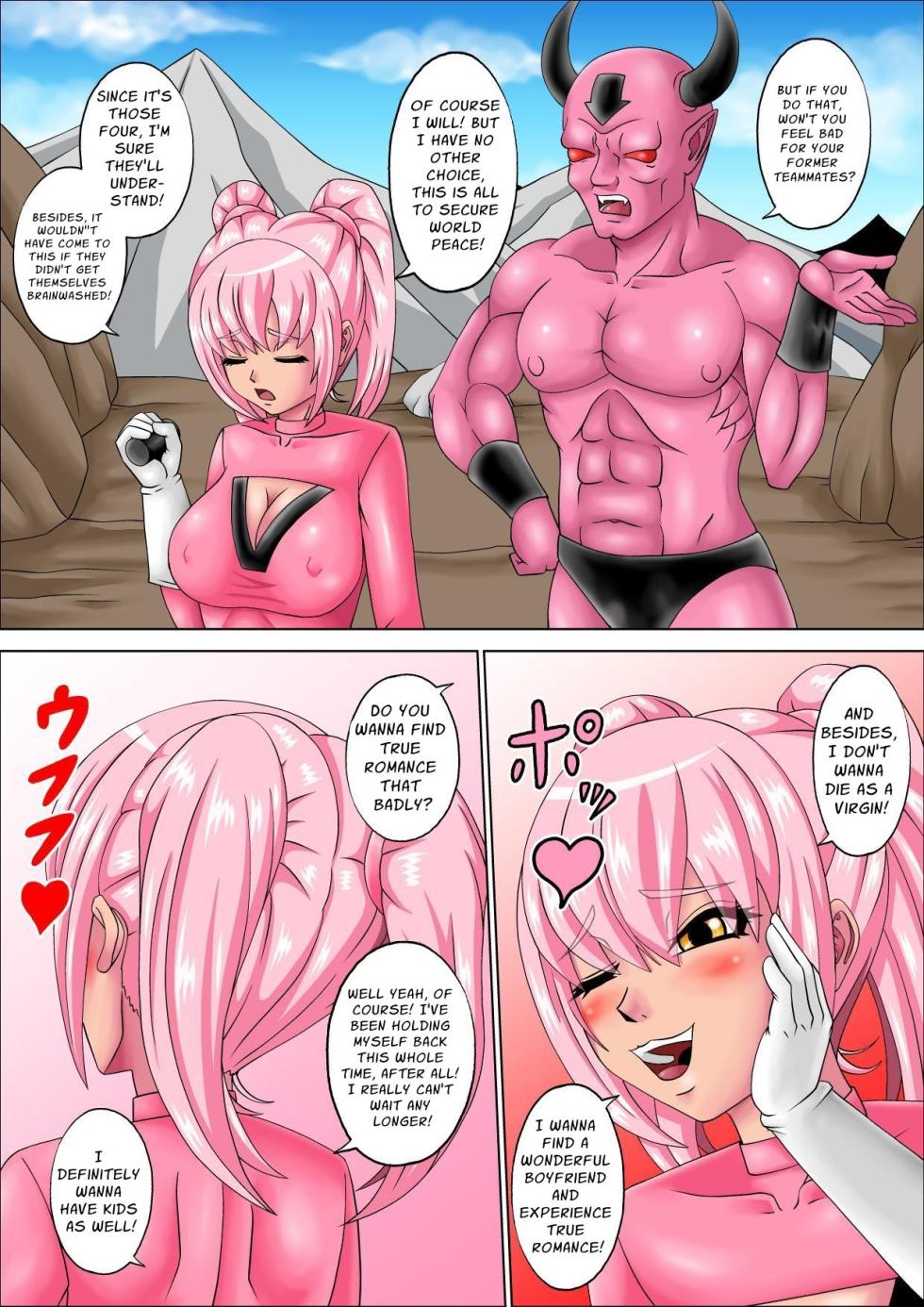 [Pyramid House] Maiden Rangers Virginger 5 ~ The Traitor, Pink, Completely Falls to Evil!~ - Page 7