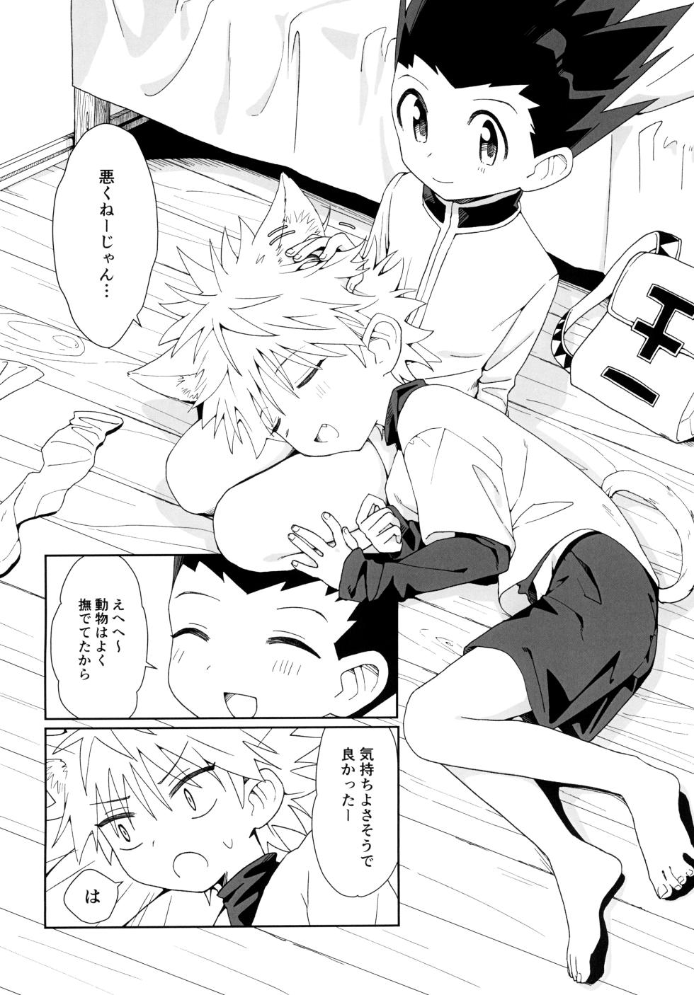 [Pengin obake (Hane)] Amakuchi neko hato (HUNTER×HUNTER) - Page 6