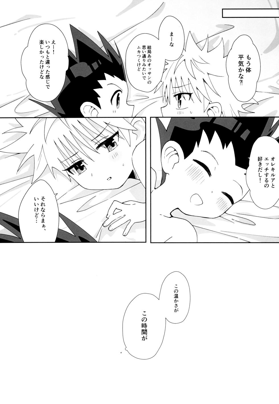 [Pengin obake (Hane)] Amakuchi neko hato (HUNTER×HUNTER) - Page 19