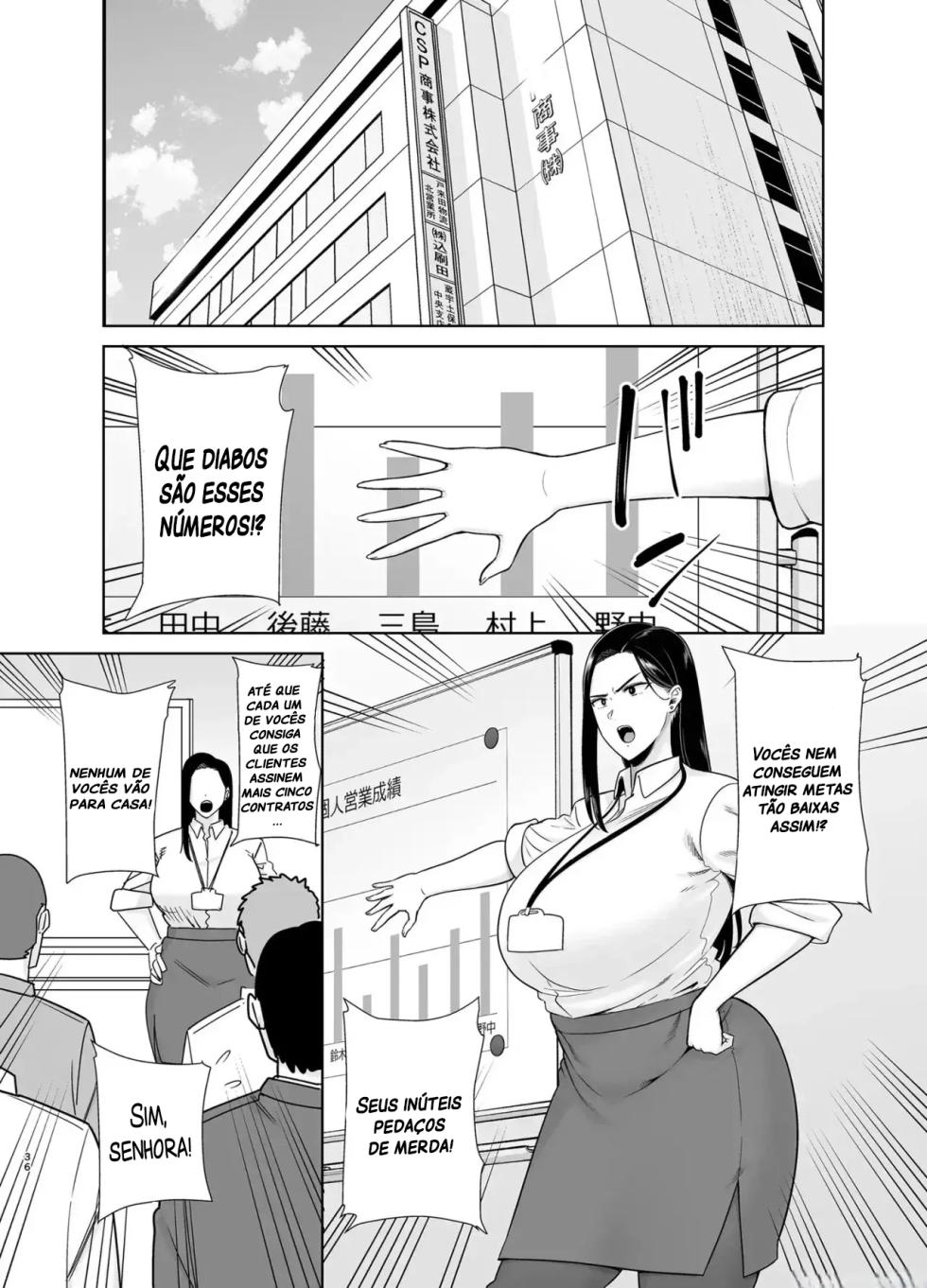 An Abusive Boss Who Exploit Her Employee 1 [Portugese] [Uncensored] - Page 35