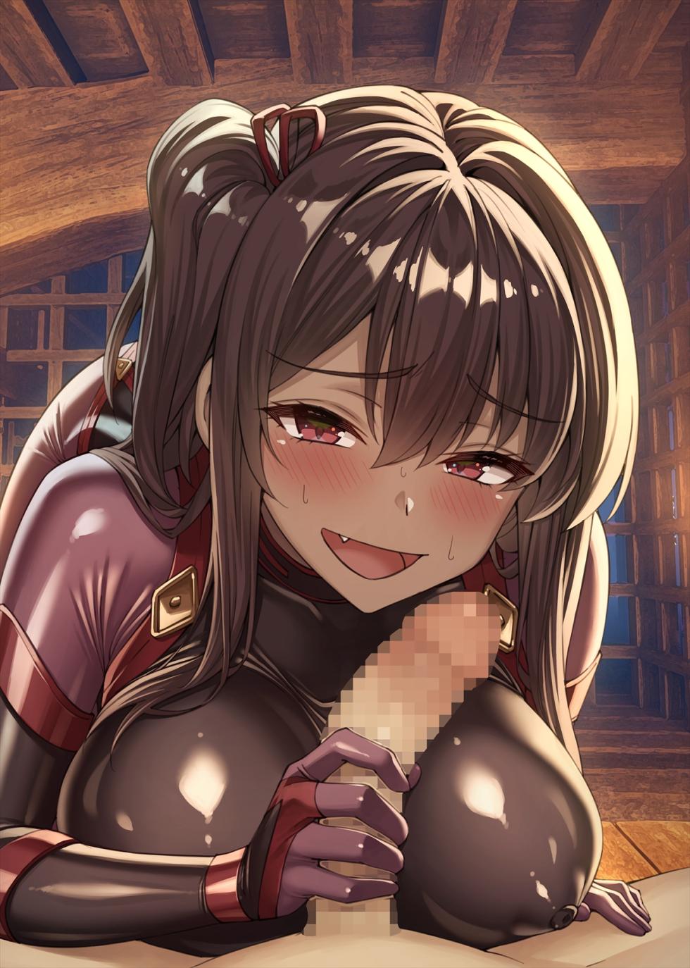 [Kotatsu] 生意気メ○ガキくノ一を淫紋洗脳スライム責めでわからせ&言いなりしちゃうお話 [AI Generated] - Page 9