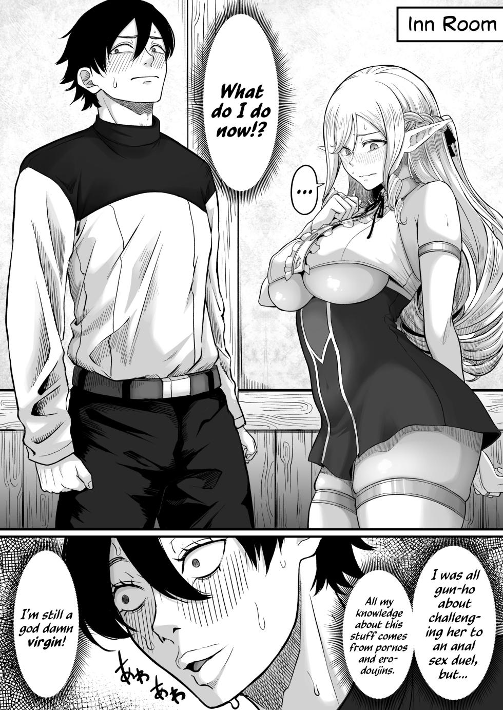 [Kurogoma Seizou Koujou (Goma Gorilla)] Isekai Anal Monogatari ~Elf Hen~ | Anal Odyssey In Another World ~ Elf Edition ~ [English] [Cookie Cruncher] - Page 20