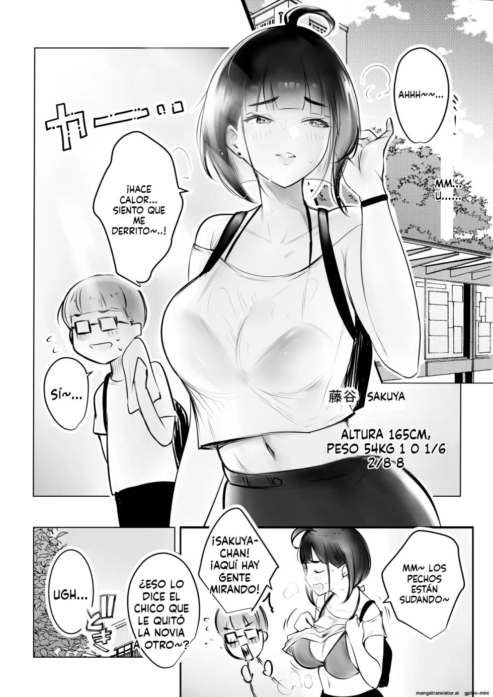 [Akireru Shoujo (Akire)][ESPAÑOL] Hosoi-kun no Kanojo, Netorase OK datte yo 2 - Page 3