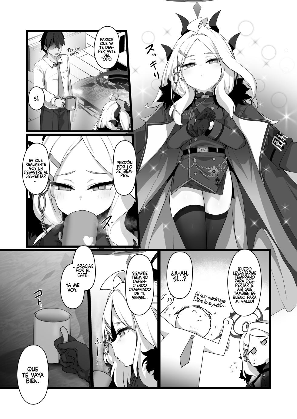 [FM notes (Fumutarou)] Sorasaki Hina ni wa Mitsu mo Aru (Blue Archive) [Spanish] [Rakuen Translations] [Digital] - Page 4