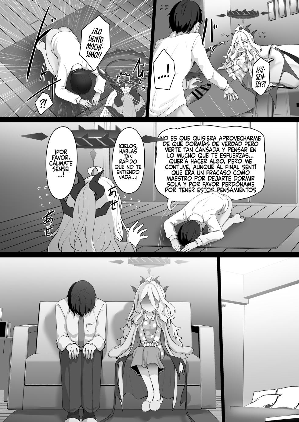 [FM notes (Fumutarou)] Sorasaki Hina ni wa Mitsu mo Aru (Blue Archive) [Spanish] [Rakuen Translations] [Digital] - Page 10