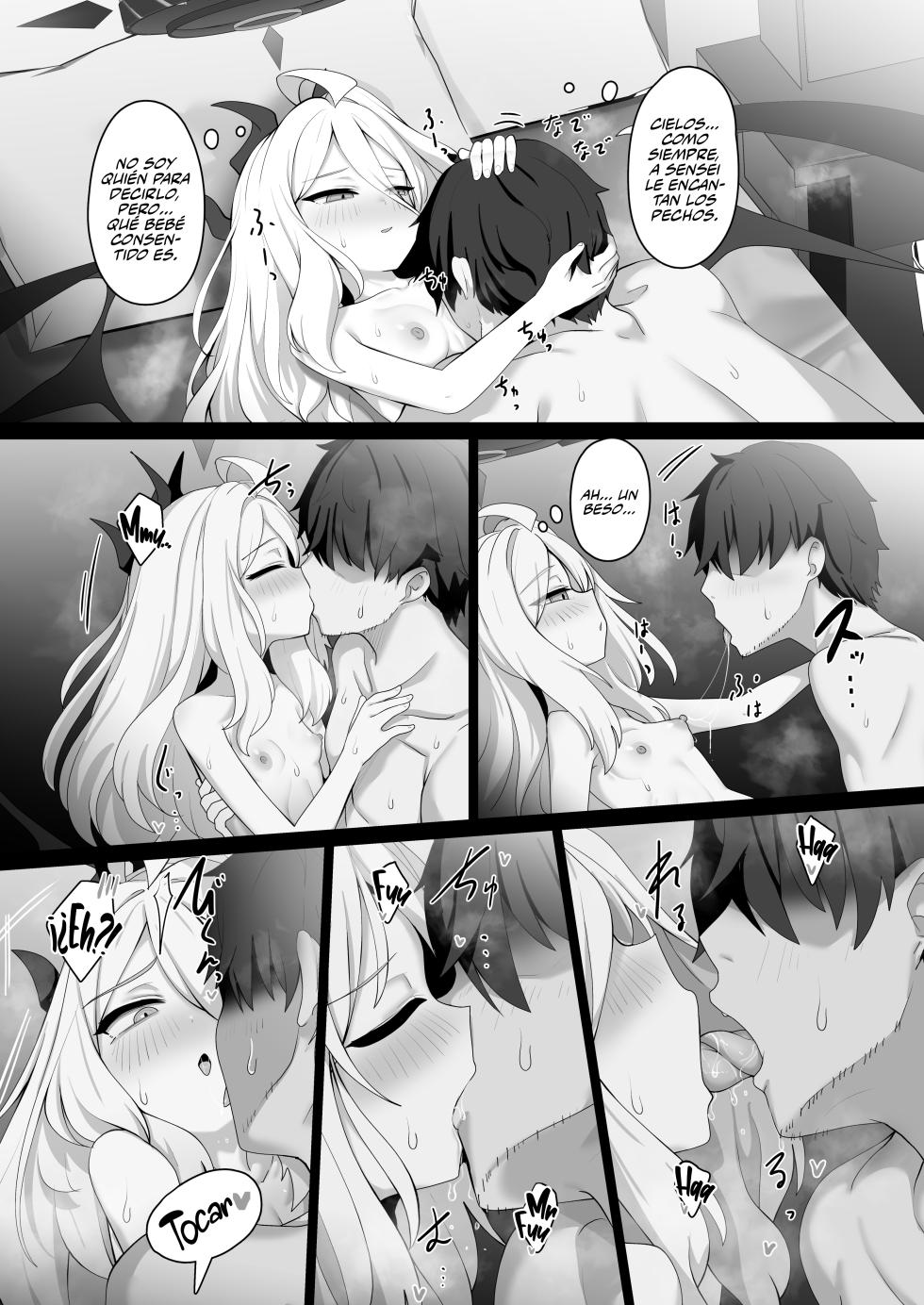 [FM notes (Fumutarou)] Sorasaki Hina ni wa Mitsu mo Aru (Blue Archive) [Spanish] [Rakuen Translations] [Digital] - Page 15