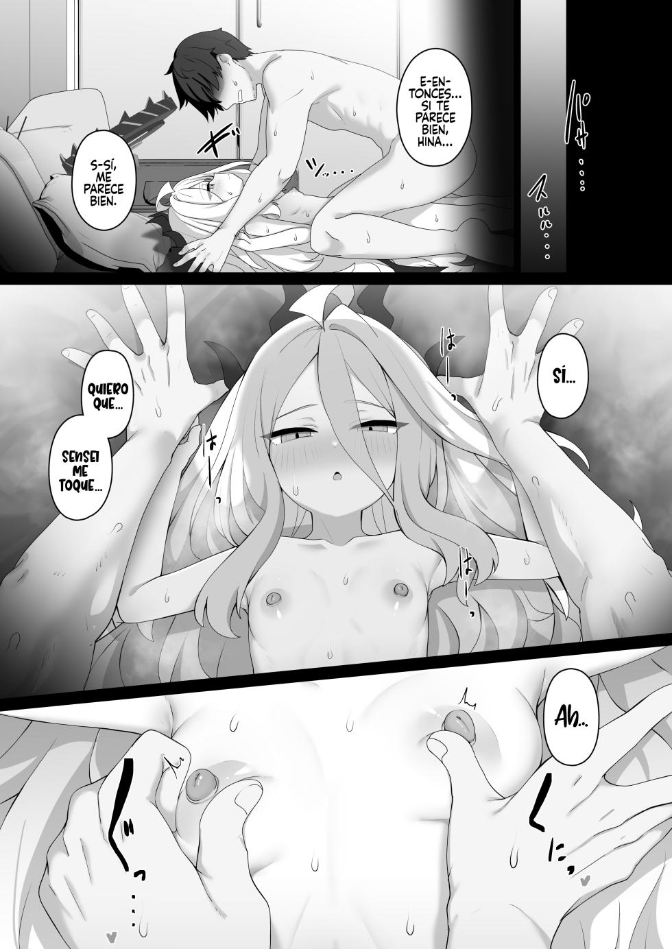 [FM notes (Fumutarou)] Sorasaki Hina ni wa Mitsu mo Aru (Blue Archive) [Spanish] [Rakuen Translations] [Digital] - Page 13