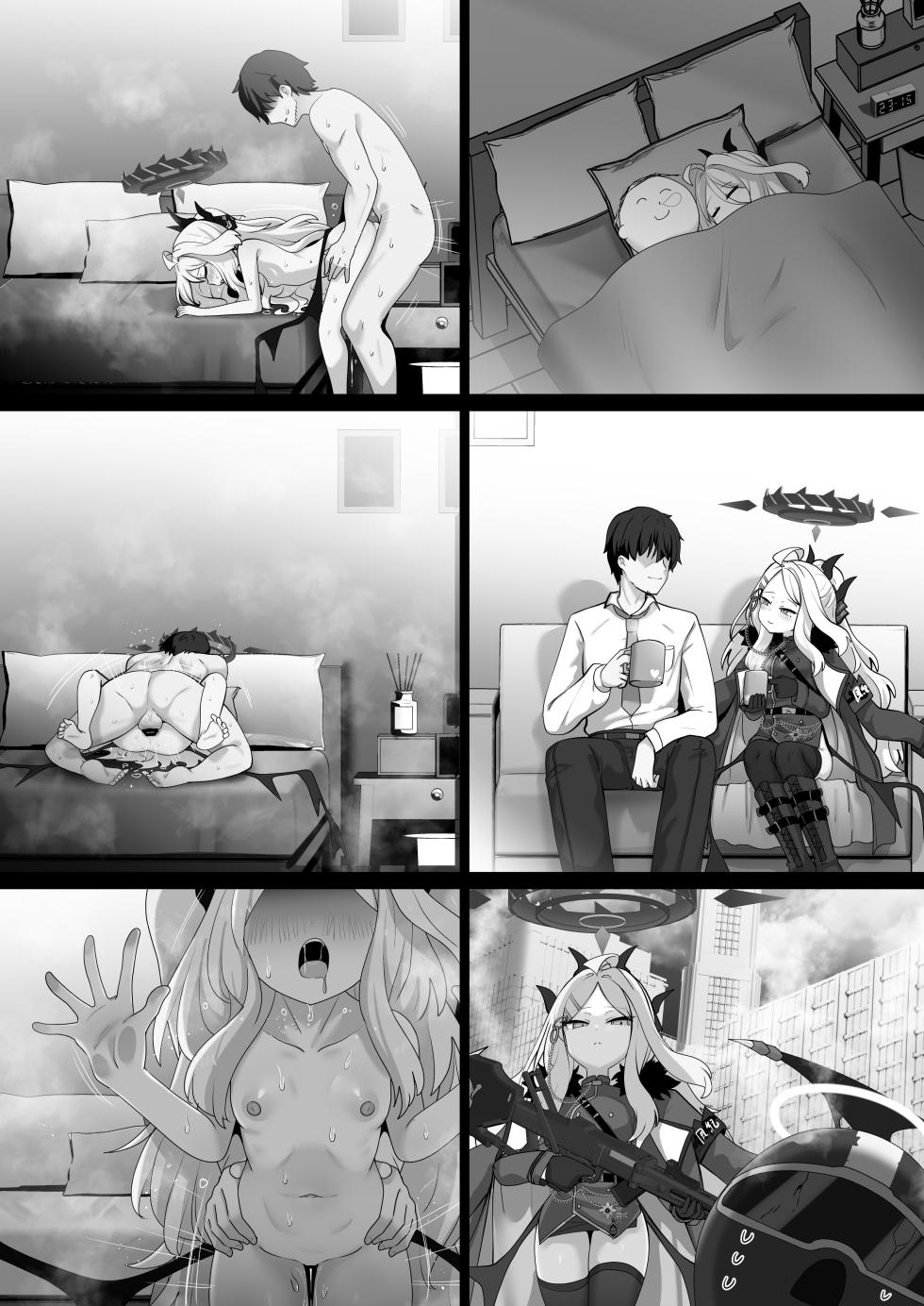 [FM notes (Fumutarou)] Sorasaki Hina ni wa Mitsu mo Aru (Blue Archive) [Spanish] [Rakuen Translations] [Digital] - Page 23