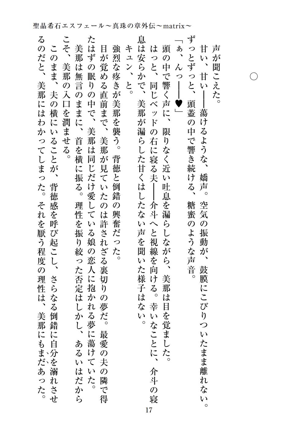 【ADU】聖晶希石エスフェール～真珠の章外伝～matrix～ - Page 19