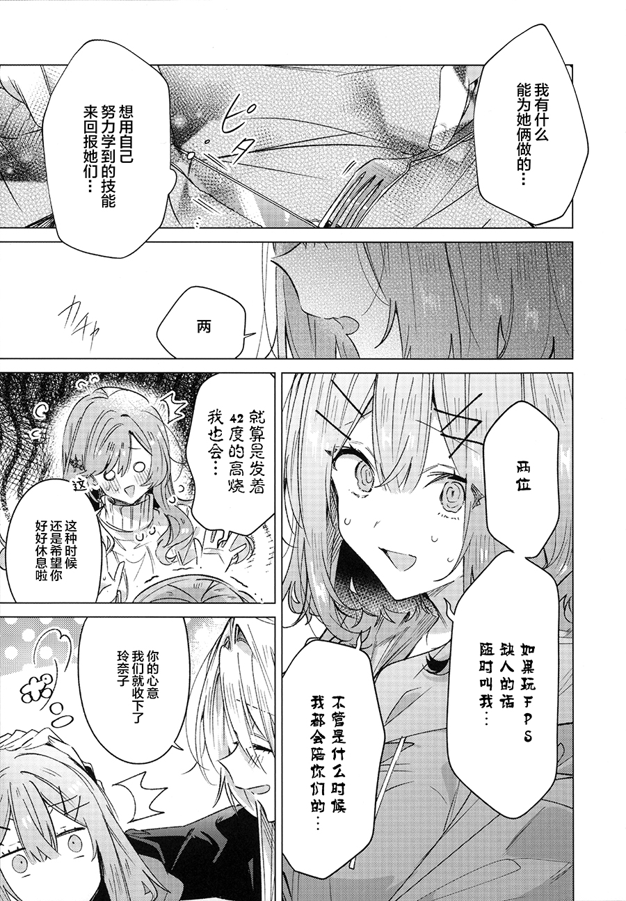 (C107)[てれたにあ(みかみ てれん 竹嶋えく)]我们怎么可能制作同人志不行不行！（不是不可能！？）【提灯喵汉化组x碧蓝档案百合组】 - Page 11