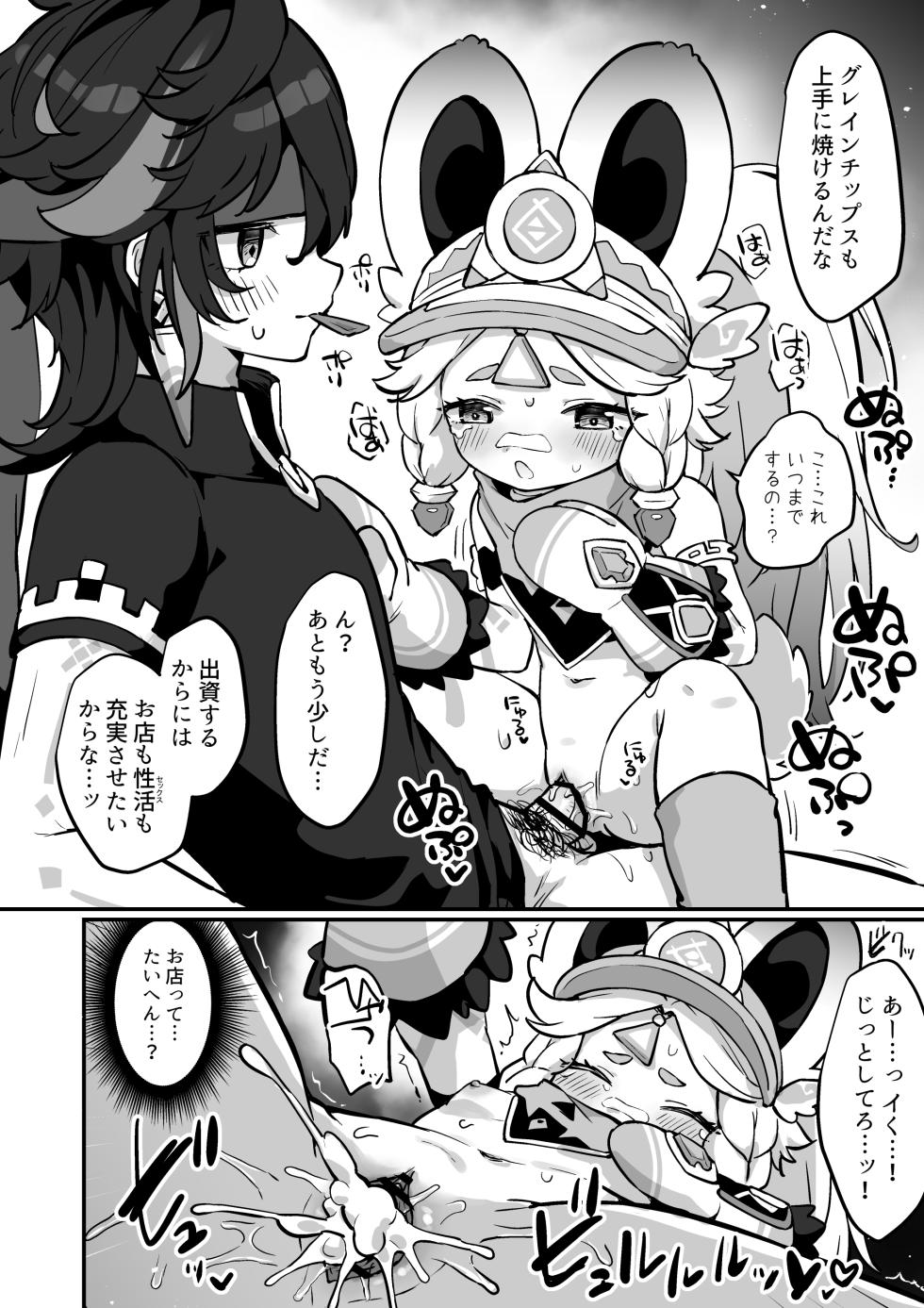 [Jiraichi] Cake-ya-san o Akeru Koto ni Natta Kachina-chan (Genshin Impact) - Page 2
