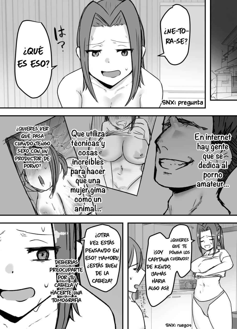 [Baketsu Purin] Kendou-bu Shushou no Watashi ga Netorase de Ochiru Wake ga Nai!!｜¡¡Imposible, Yo, La Capitana del Club de Kendo Nunca Caería en las Manos de un Netorareador!! [Spanish] [La Legión Fantasma] - Page 7