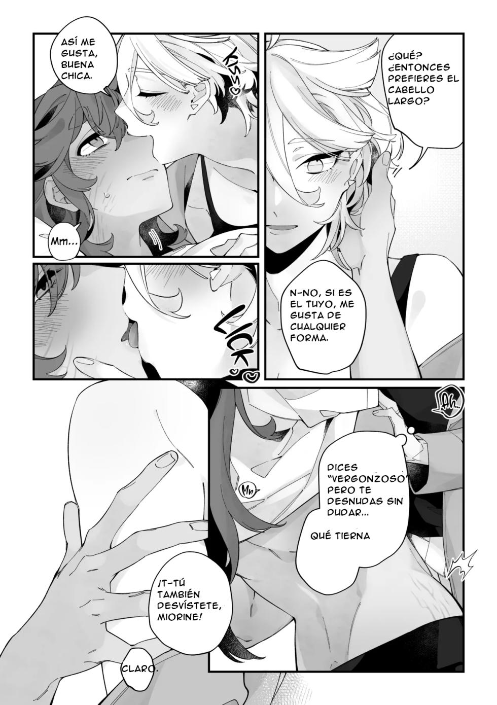 [Harusame Odoroki Shiten (Ushirogami)] Top Swap! (Mobile Suit Gundam: The Witch from Mercury) [Spanish] [CristoferDeLosAndes] [Digital] - Page 7