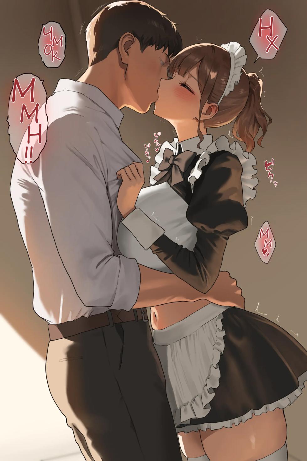 [Anteiru] Bunkasai no Houkago ni Hokenshitsu de Maid Cosplay no Sensei ni Gohoushi Shite Morau Hanashi [Russian] [Epohon] - Page 3