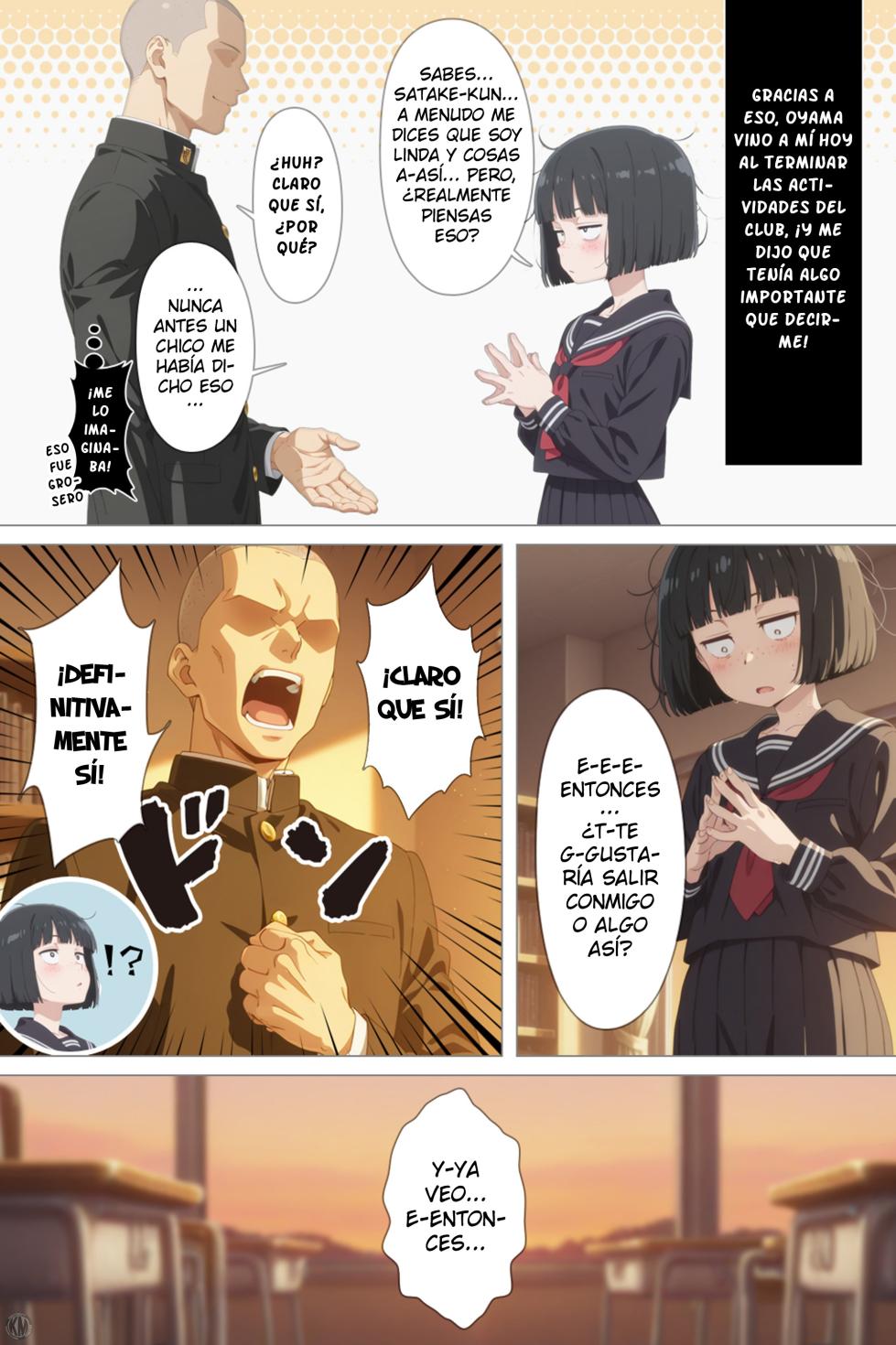 [Donburi Kanjousen] Tonikaku Yaritakute Dakyou no Sue Tsukiatta Jimigao de Hinsou na Karada no Joshi o Ukkari Haramasete Shimatta Ore no Matsuro｜Me Conforme Saliendo con una Chica de Aspecto Sencillo y Complexion Delgada y Accidentalmente la Dejé Embarazada [Spanish] [KnightsMighty] - Page 6