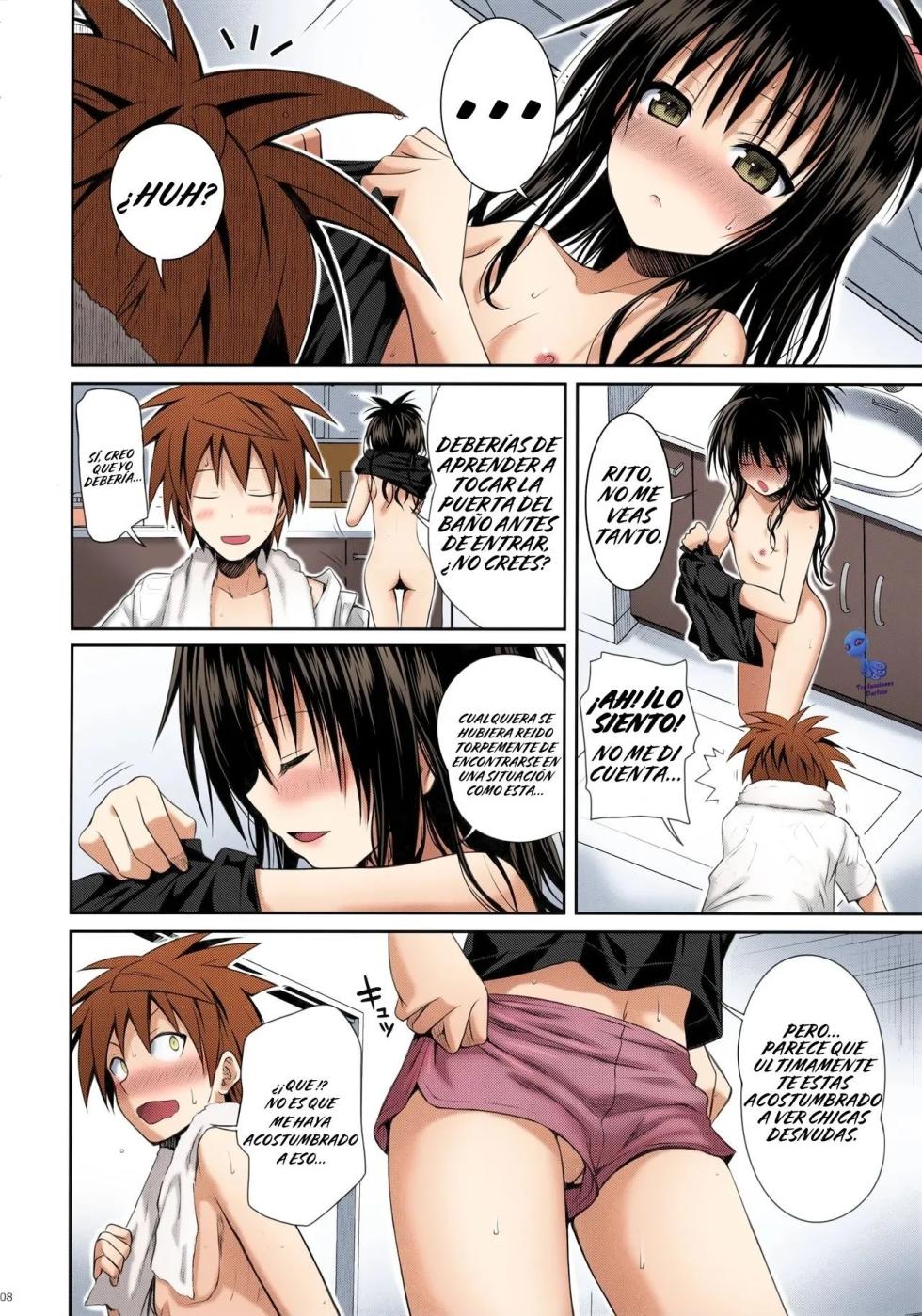(C88) [40010 1-GO (40010Prototype)] Closest Sister｜Hermana del Armario (To LOVE-Ru) [Spanish] [Darfinxadan14] [Colorized] [Decensored] - Page 7