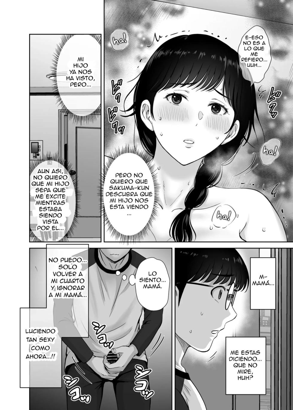 [Melon no Hoshiboshi (Hoshiduki Melon)] Kyonyuu Kaa-san ga Boku no Me mo Mae de Oji-san no Namachin de Ikimakutta Hanashi｜La Historia de cómo Mi Mamá Tetona se Volvió Loca Frente a Mis Ojos con la Polla de Otro Hombre [Spanish] [Artud Traducciones] [Digital] - Page 36