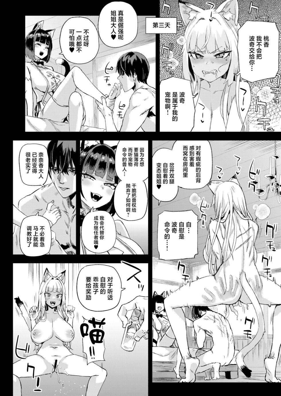 [Fatalpulse (Asanagi)] Nekozoku Musume wa Ningen o Kau. - CAT GIRLS KEEP A HUMAN [Chinese] [Digital] - Page 29