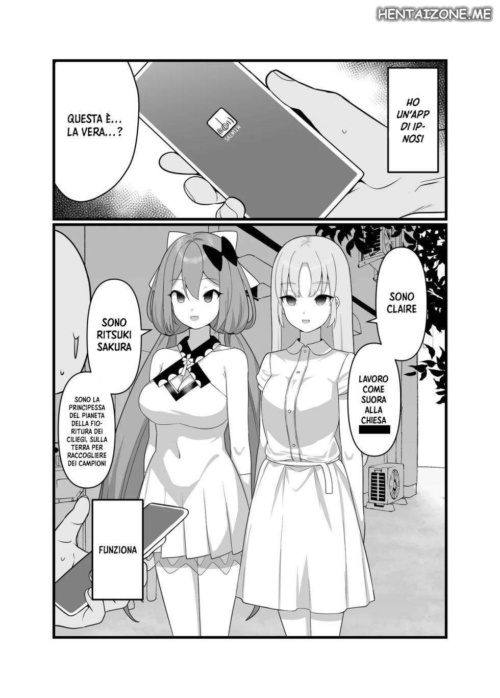 [Mashin Gehyui] Saimin Appli de H Zanmai | App ipnotica (Sakura Ritsuki, Sister Claire)  [Italian] - Page 3