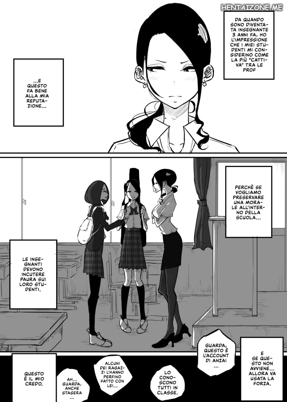 [Sky Dogma (Pandacorya)] Sparta Sensei ga Oshiego no Bitch Gal ni Ecchi na Koto Sareru Hanashi 1-3 | La sensei più cattiva di tutte 1-3 [Italian] - Page 8