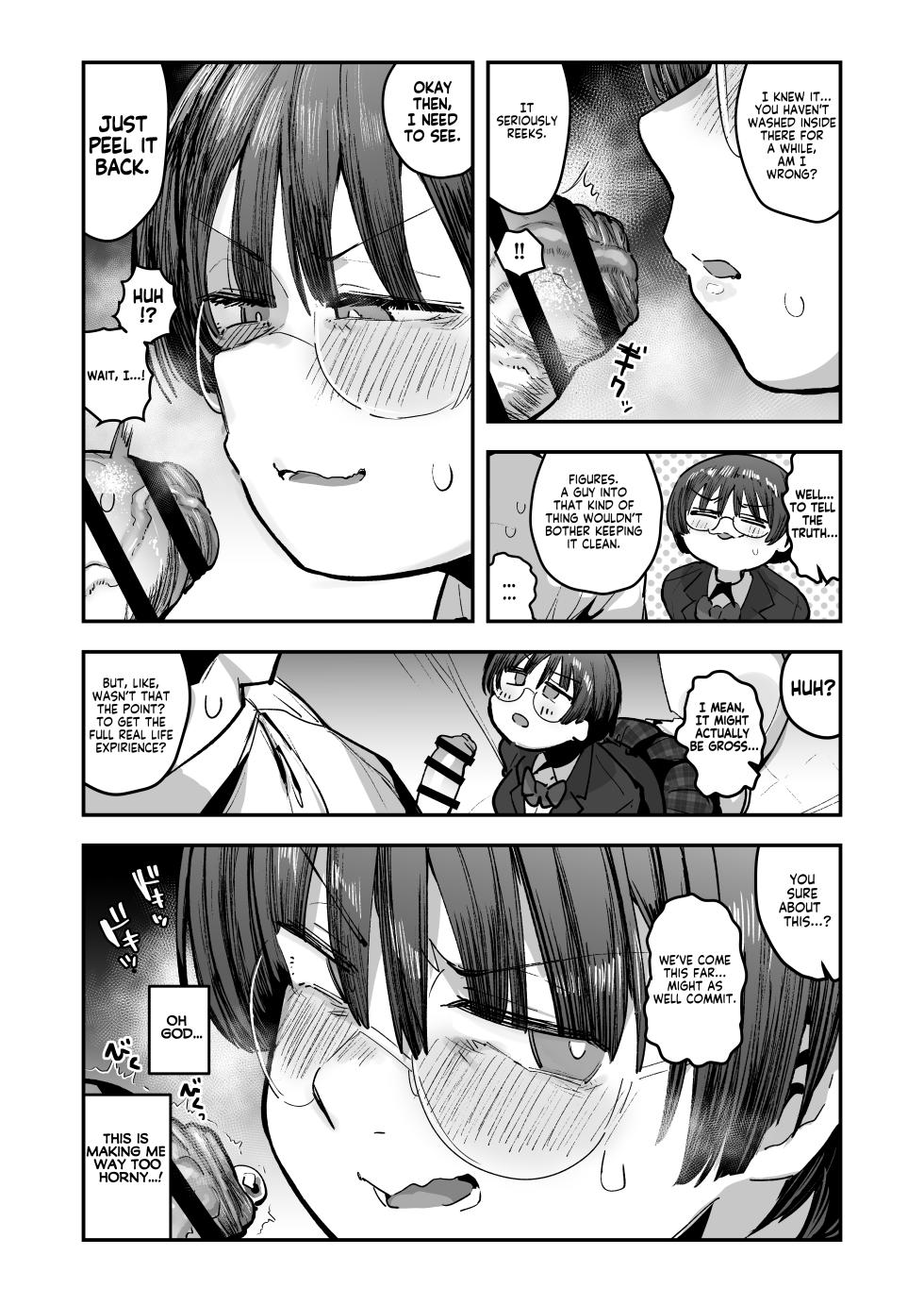 [Anon 2-okunen] Ittai Dou Natte Shimau no ka!? (Chinkasu shuu Okazu ni Onanie Saremasu) | What the hell will happen?! (She's gonna finger herself while sniffing my smegma stench!) [English] [KM_42] [Ongoing] - Page 16