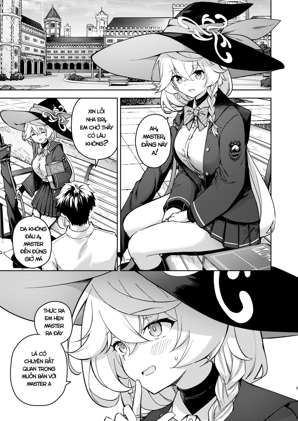 [MMU2000 (Mishima Hiroji)] Làm tình cùng Eri theo chỉ dẫn của Arcana  (Blue Archive) [Digital] - Page 4