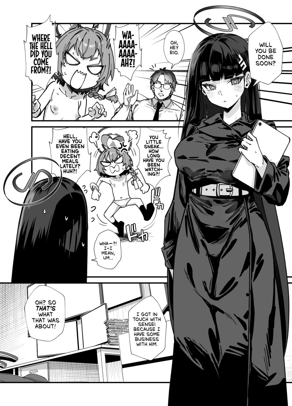 [Mori no Michi (Mori Sinrisk)] MILLENNIUM SEXPO ~Neru to Rio to Safe House de Mechakucha Sukebesuru Hen ~ | MILLENIUM SEXPO ~Getting Down and Dirty at the Safehouse with Neru and Rio~ (Blue Archive) [English] [head empty] [Digital] - Page 16
