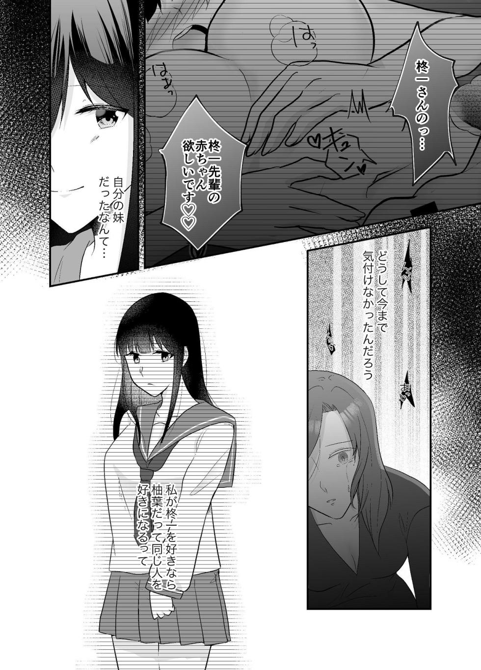 [Chuutoroya. (Mutsuki Hiro)] Imouto ni Otto o Netorareta Watashi wa Motokare ni Yoshiyoshi Sex sareru - Page 7