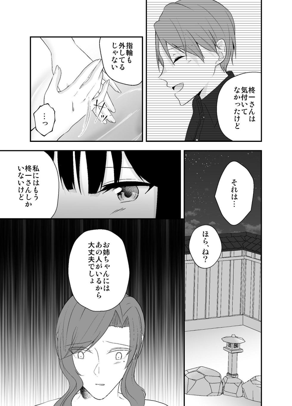 [Chuutoroya. (Mutsuki Hiro)] Imouto ni Otto o Netorareta Watashi wa Motokare ni Yoshiyoshi Sex sareru 2 - Page 29