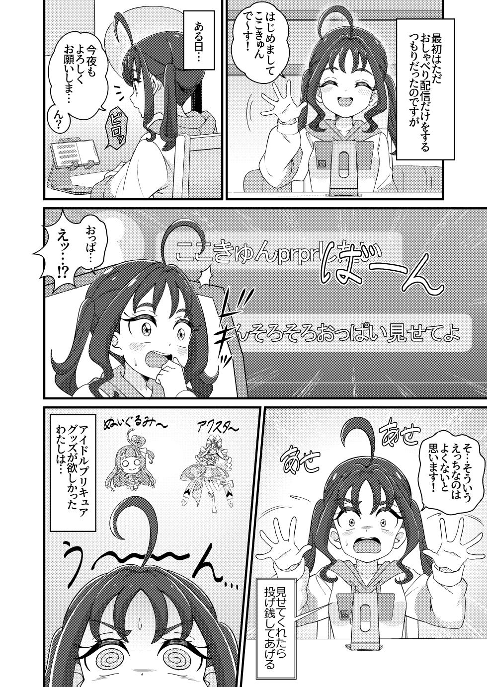 [Celerism (Serori)] Etchina Haishin Hajimemashita…♡ (Kimi to Idol PreCure) [Digital] - Page 6