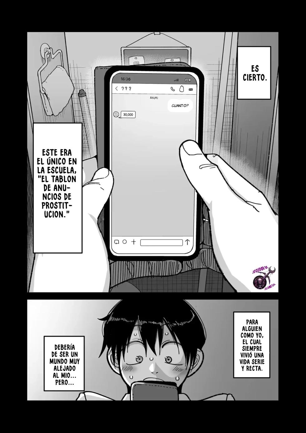 [Yamamoto Zenzen] Gakuen Suppo Nikki (COMIX) dai 1-wa to 3-wa ~Kuro Gal Yankee Okigawa to Sobakasu Inkya Yoshida to Gakuen Ichi no Bijo Ichihara-senpai hen~｜Tablón de Anuncios de Prostitución Escolar (COMIX) Capítulos 1 al 3 ~La Delincuelte Kuro Gyaru Okigawa, Yoshida, La Pecosa Introvertida y La Chica Más Bella de la Escuela, Ichihara-senpai~ [Spanish] [Culto a Slanesh] - Page 6