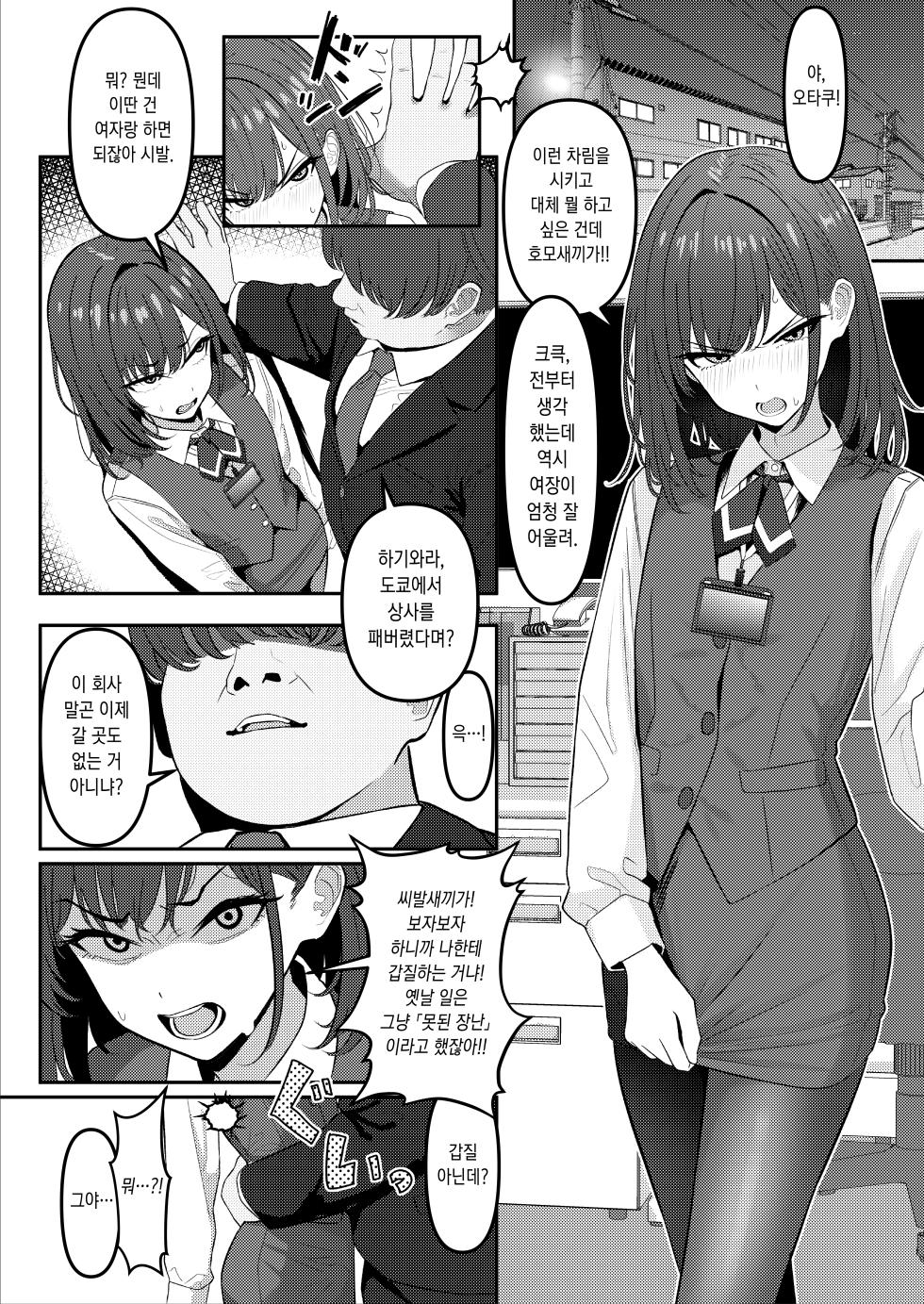 [TuriSasu] Gakusei Jidai, Boku o Ijimeteita Yankee ga Buka toshite Haittekita Ken [Digital] [Korean] - Page 2