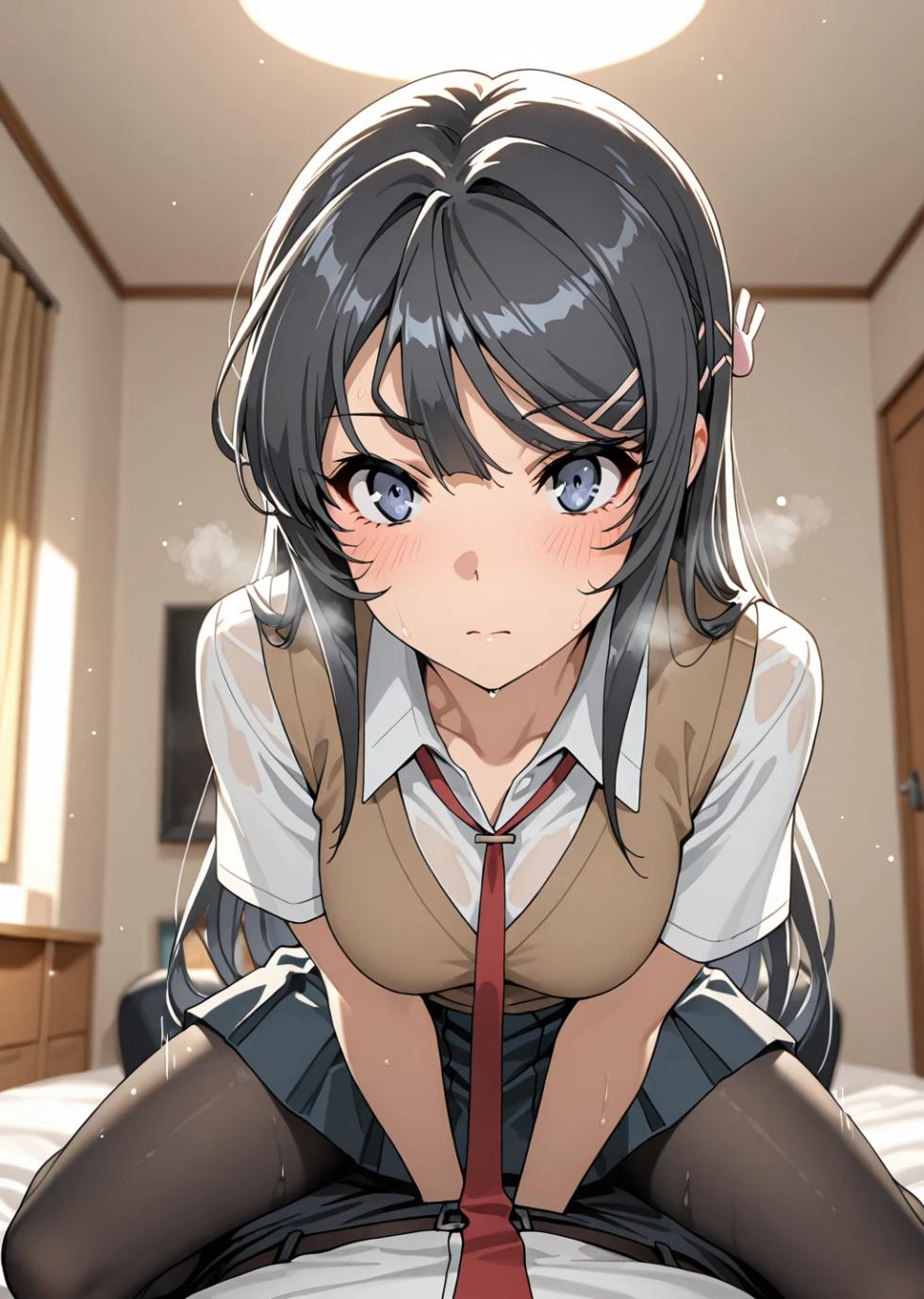 [KALA AI NSFW (VAMA)] - Sakurajima Mai (Rascal Does Not Dream of a Dreaming Girl) p.504 (Patreon) (Ai generated) - Page 9