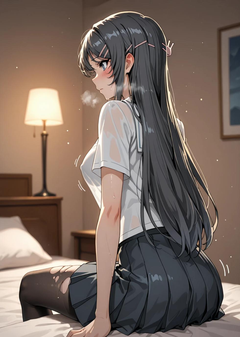 [KALA AI NSFW (VAMA)] - Sakurajima Mai (Rascal Does Not Dream of a Dreaming Girl) p.504 (Patreon) (Ai generated) - Page 26