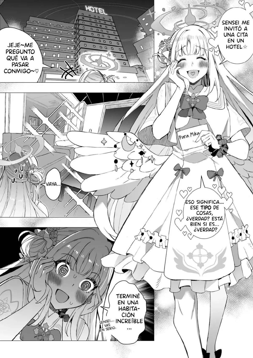 [Hyoui Lover (Duokuma)] Misono Mika No Nikutai Wo Nottoru Hanashi | A story about taking over Misono Mika's body (Blue Archive) [Spanish] [TF Scans] - Page 1