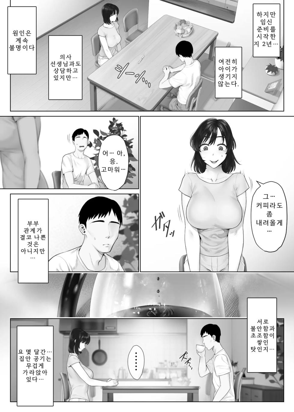 [Mitsumitsu Niku (Hikitogu)] LeveChi na Swapping 1 ~Seiheki ni Mezameru Otto Hen~ | 레벨이 다른 스와핑 1 ~성벽에 눈뜨는 남편 편~ [Korean] [Digital] - Page 7