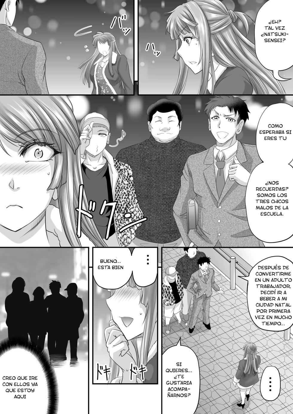 [Pushmine (Kikuichi Monji)] Shemale Motokyoushi ga Papakatsu de Motometa Mono [Spanish] - Page 34