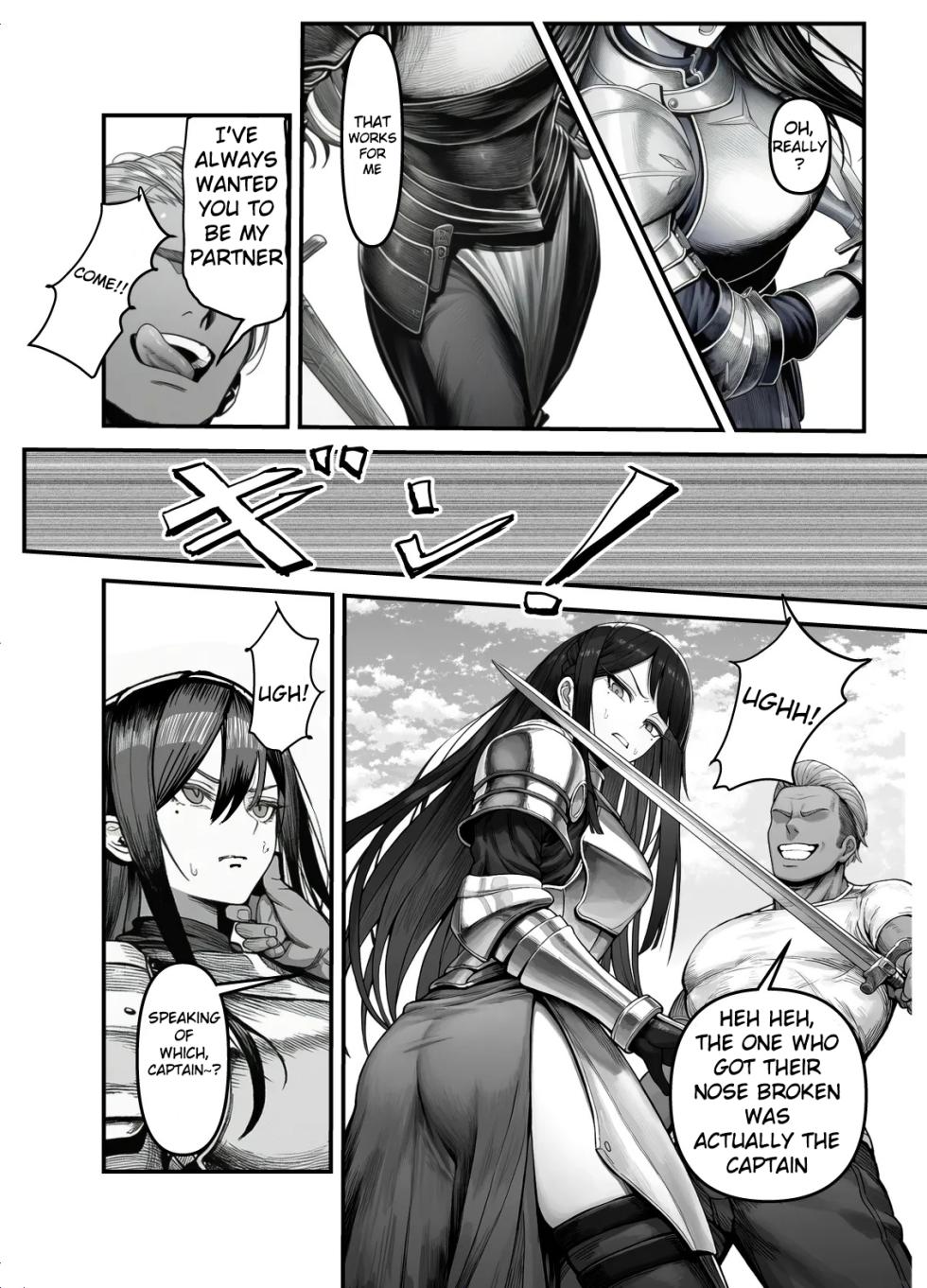 Female Knight Commander, Humiliated Fall NTR - The Day My Admired Commander Ortina Lost - Yoru Akubi Shōtai [AI Generated] - Page 11