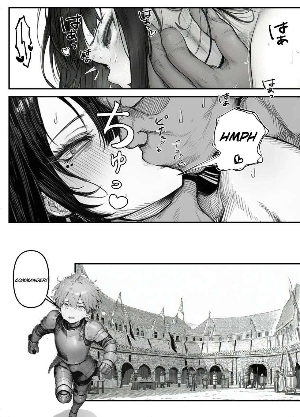 Female Knight Commander, Humiliated Fall NTR - The Day My Admired Commander Ortina Lost - Yoru Akubi Shōtai [AI Generated] - Page 37